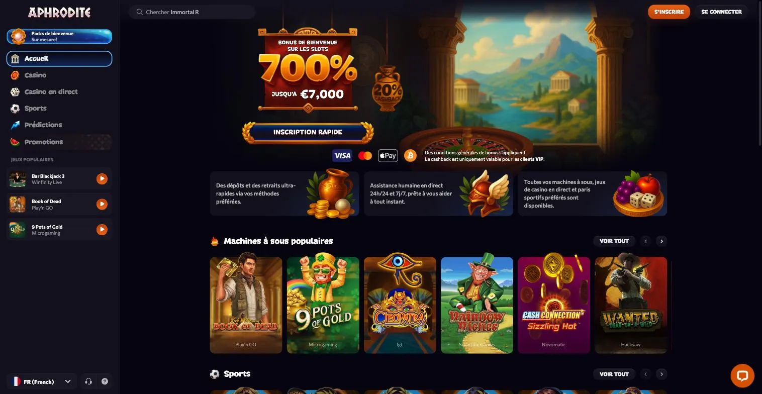 Aphrodite Casino - Capture